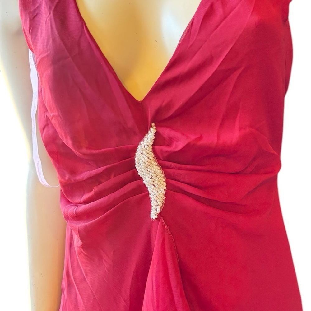 Milano Red ruffle dress - Picture 8 of 13